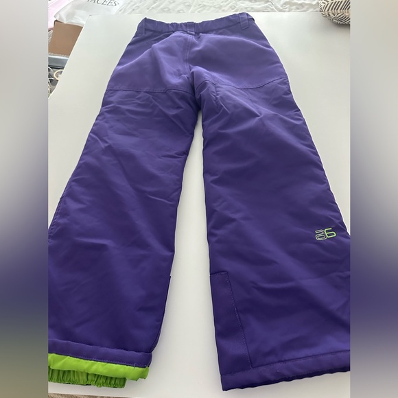 Zermatt ski pants kids size M, lined green - Picture 6 of 7